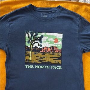 The North Face Blue Scenic Graphic Tee